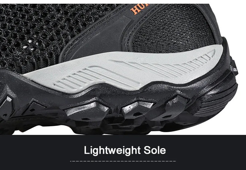 HUMTTO Outdoor Mens Sneakers Breathable Light High Quality Couples Casual Shoes Man Non-slip Wear-resistant Lace-up Men Shoes