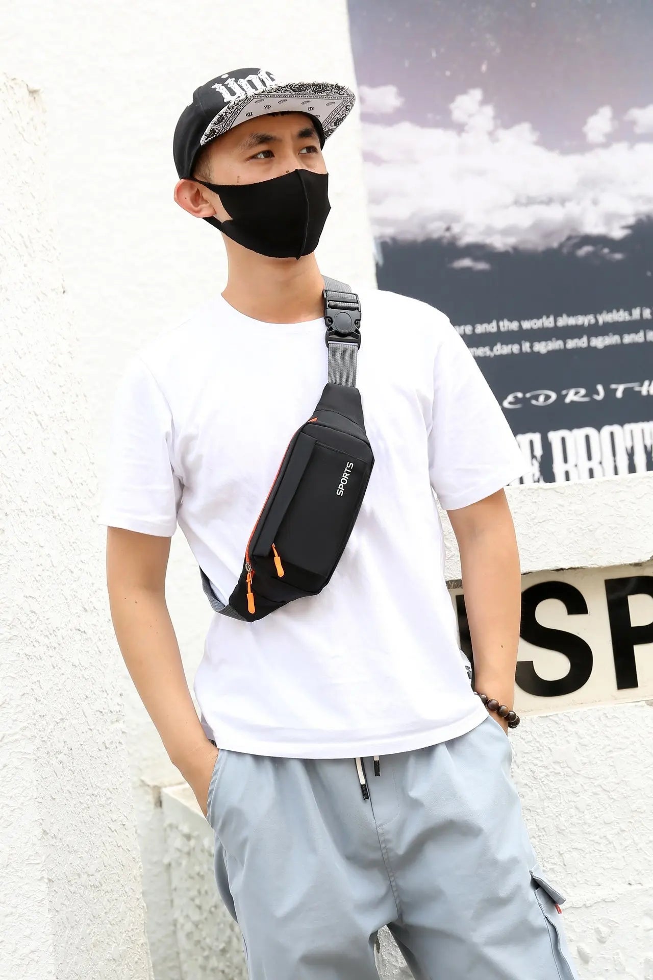 Fashion Men's Waist Packs Waterproof Running Bag Outdoor Sports Belt Bag Multicolor Riding Mobile Phone Fanny Pack Gym Bags