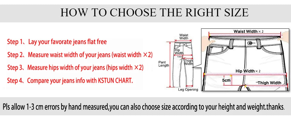 KSTUN Jeans Men Loose Fit Blue Baggy Jeans Fashion Spring And Autumn Wide Leg Pants Denim Trousers Men's Clothing Harem Pants