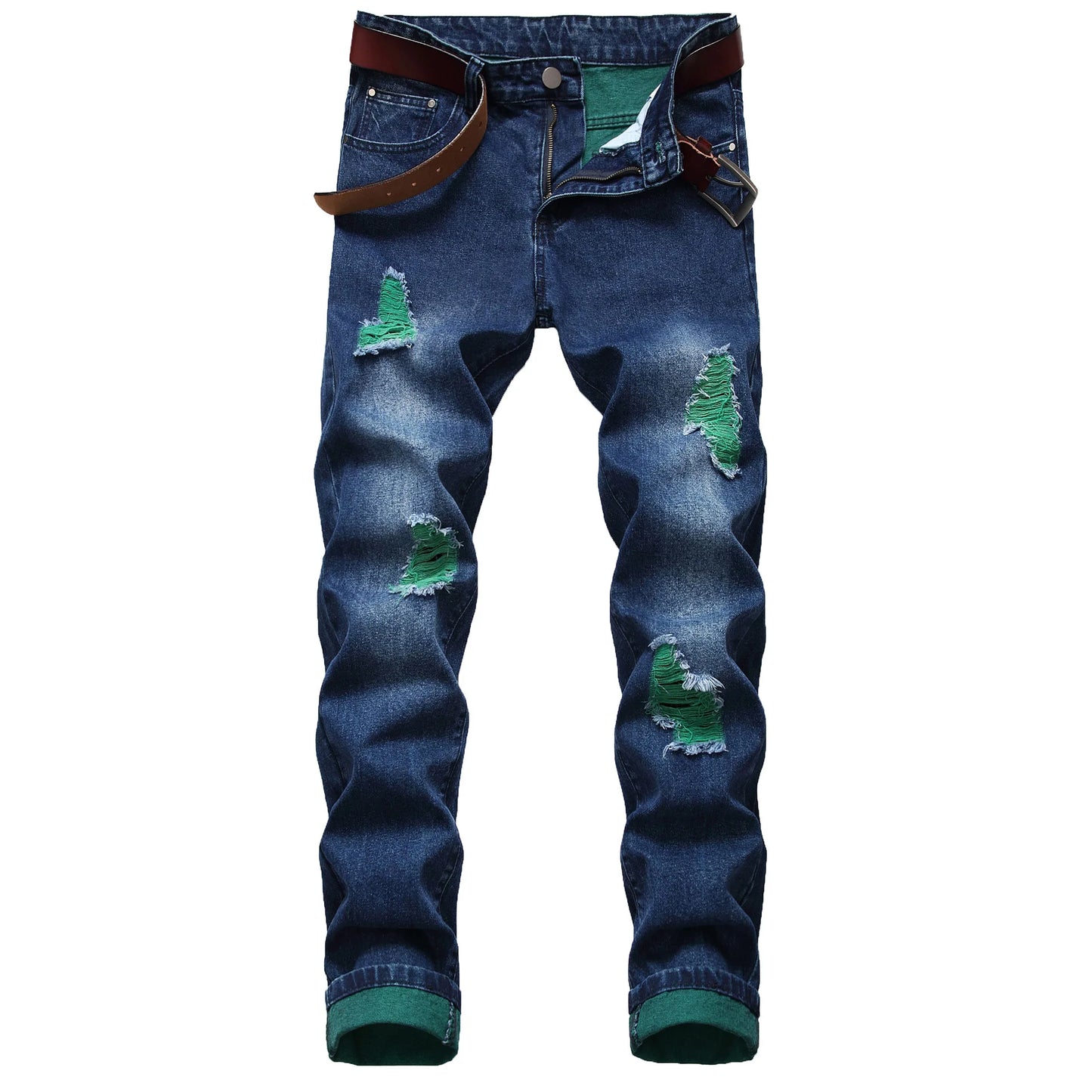 2 Blue Denim Pants Male Jeans