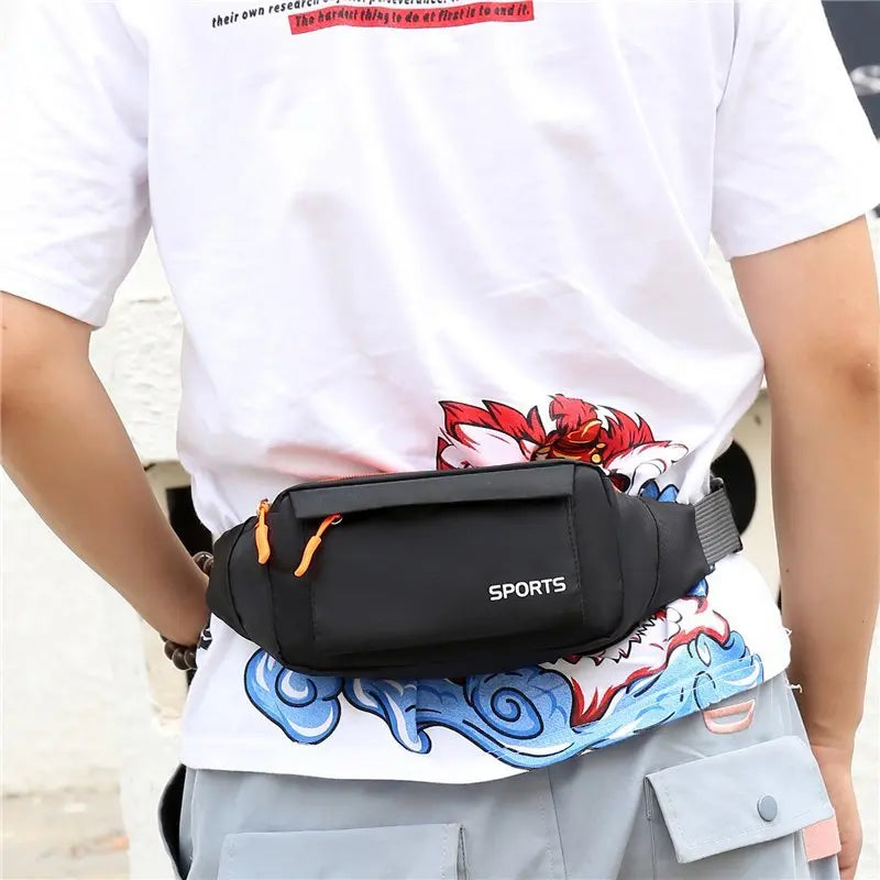 Fashion Men's Waist Packs Waterproof Running Bag Outdoor Sports Belt Bag Multicolor Riding Mobile Phone Fanny Pack Gym Bags