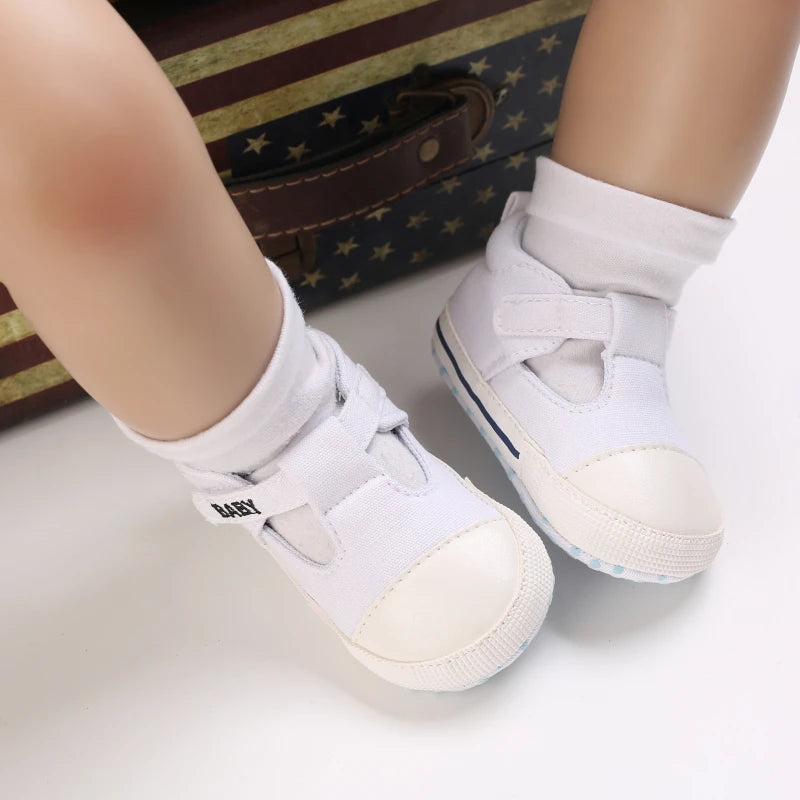 Classic Style Baby First Walkers Toddler Baby Newborn Girl Boy Soft Sole Toddler Infant Prewalker Sneaker Bandage Shoses 0-18