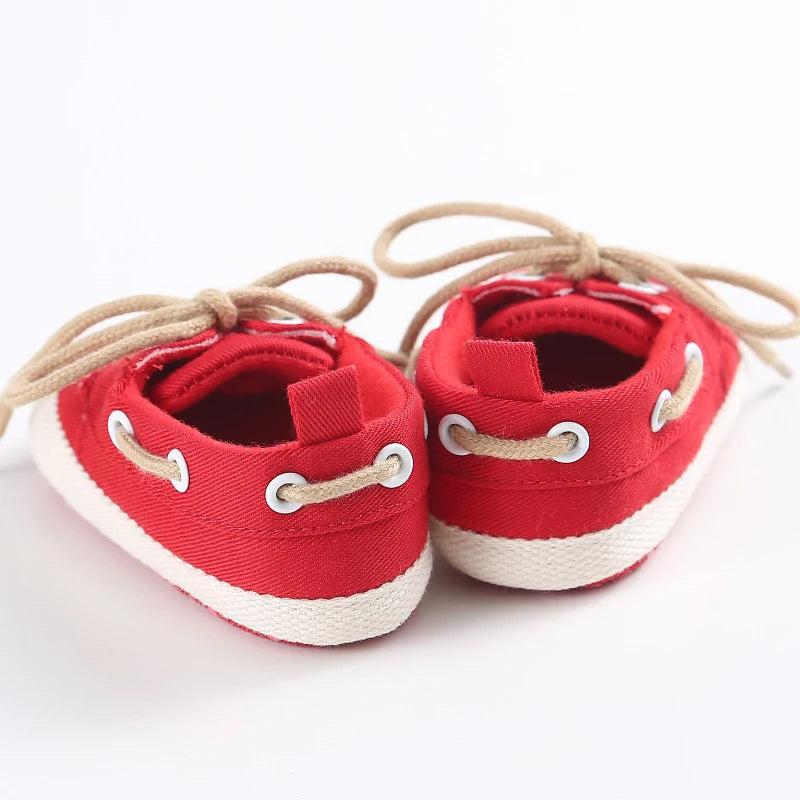 Classic Style Baby First Walkers Toddler Baby Newborn Girl Boy Soft Sole Toddler Infant Prewalker Sneaker Bandage Shoses 0-18