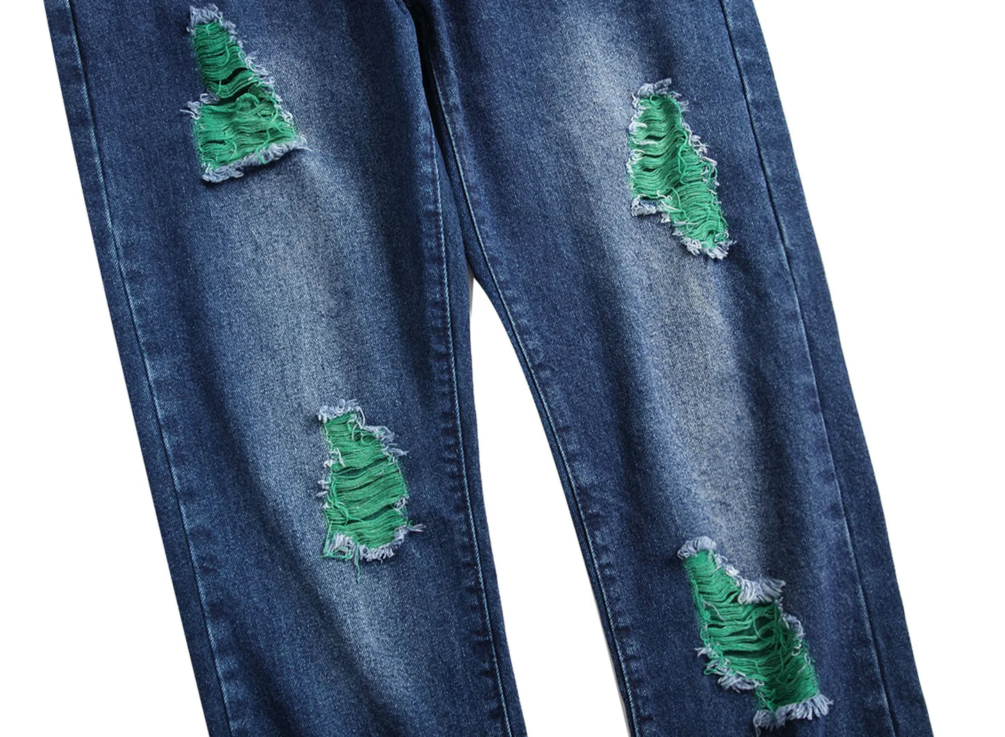 2 Blue Denim Pants Male Jeans