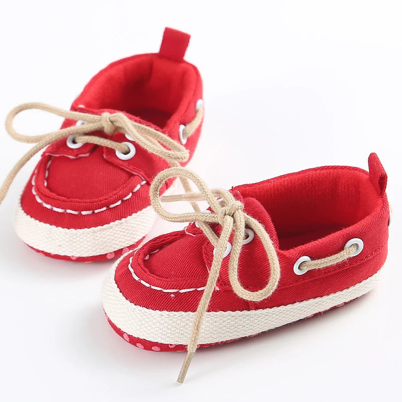 Classic Style Baby First Walkers Toddler Baby Newborn Girl Boy Soft Sole Toddler Infant Prewalker Sneaker Bandage Shoses 0-18