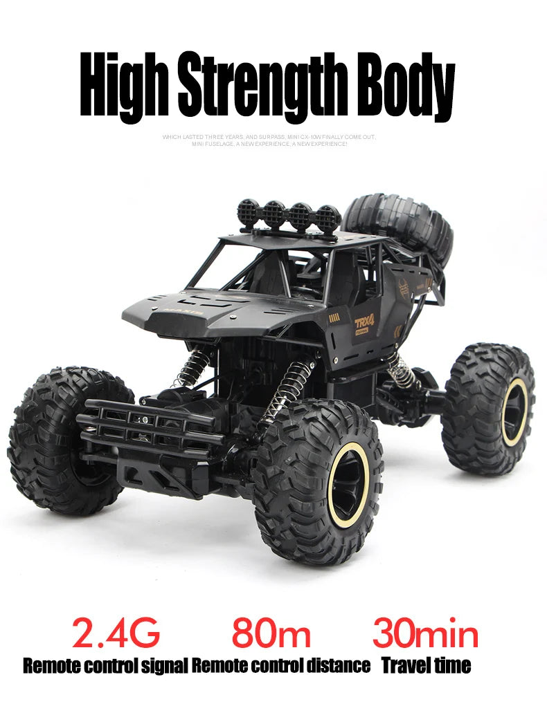 ZWN 1:12 / 1:16 4WD RC Car With Led Lights 2.4G Radio Remote Control Cars Buggy Off-Road Control Trucks Boys Toys for Children