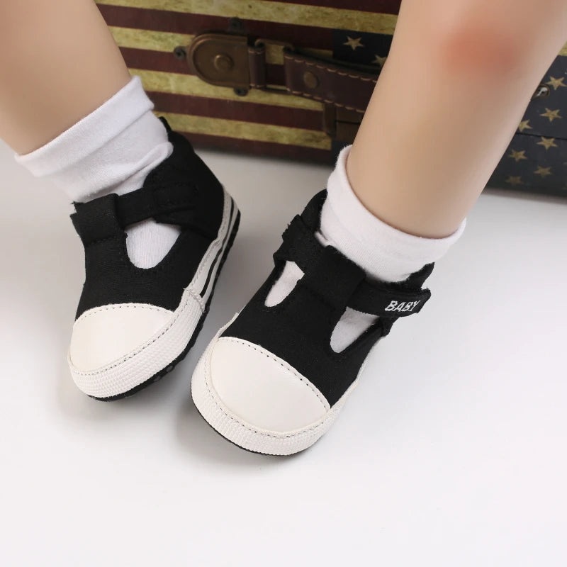 Classic Style Baby First Walkers Toddler Baby Newborn Girl Boy Soft Sole Toddler Infant Prewalker Sneaker Bandage Shoses 0-18