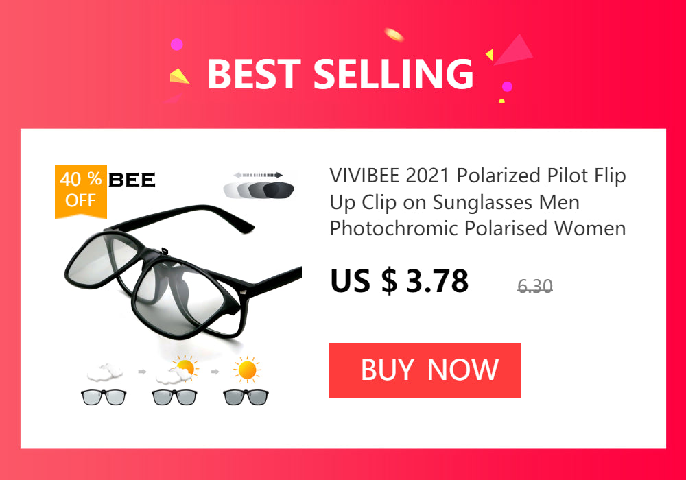 VIVIBEE Rimless Flip Up Clip On Sunglasses Men Driving UV400 Polarized Mirror Red Lens Fishing Big Size Fancy Design Eyeglasses