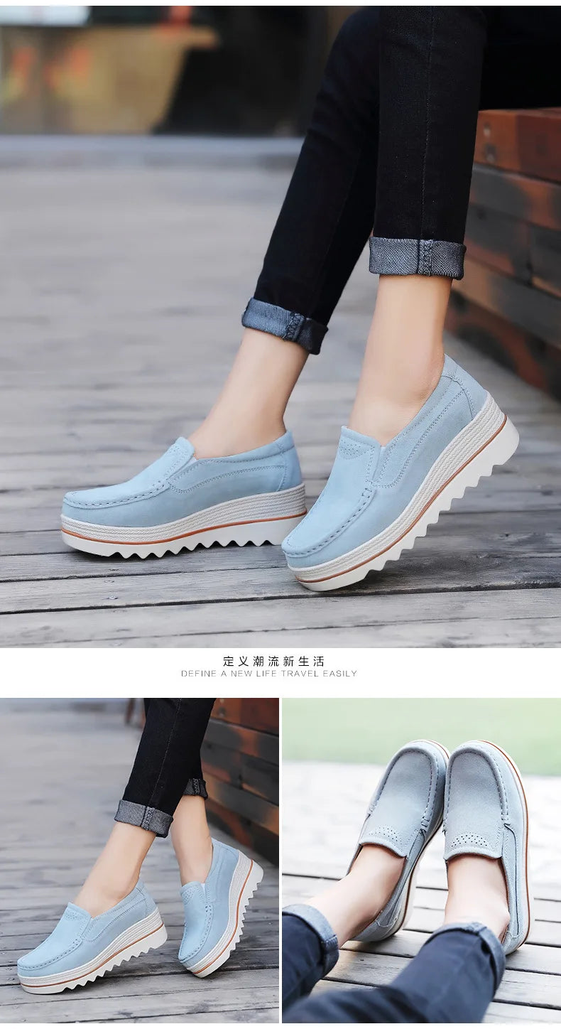 Women Casual Shoes Loafers  New Round Toe Solid Female Sneakers Breathable Women Shoes Flats Plus Size Zapatos De Mujer yyy78