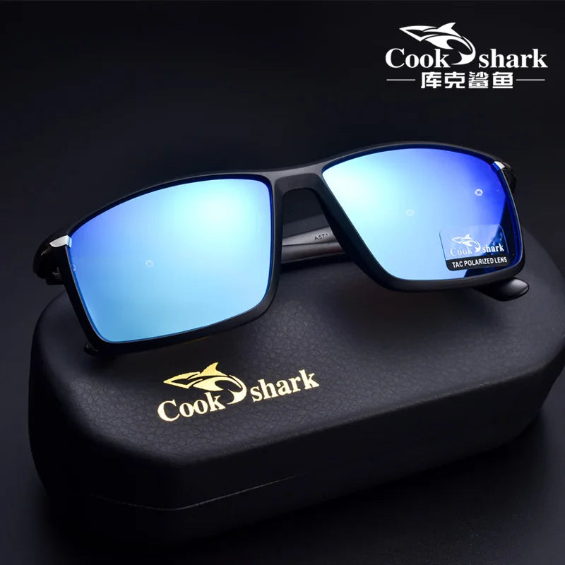 Cook shark sunglasses men's polarized sunglasses driving glasses new UV protection driver night vision goggles