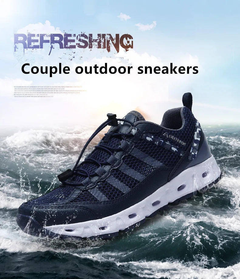 New Breathable Mesh Men Shoes Lightweight Comfortable Men Sneakers Fashions Lace Up Casual Shoes Flat Shoes Zapatillas Hombre