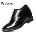 New Casual Comfortable Men's Height Increase Shoes Hidden Lift insole Taller 6cm/8cm for Young Man Sneakers