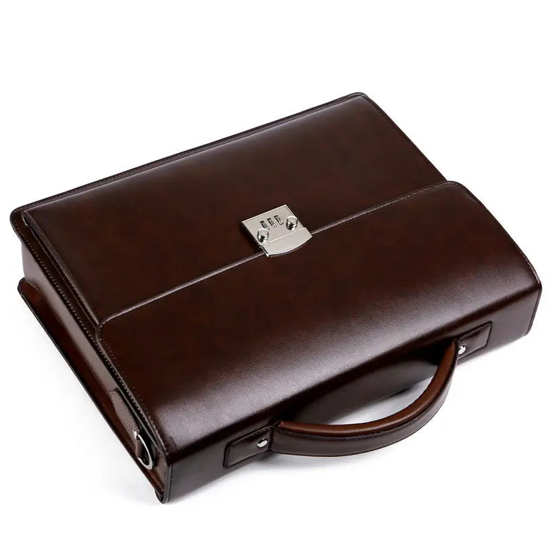 Genuine leather men's Crossbody Bag High Quality Business Briefcase Bag Shoulder Messenger Bags Office Handbag Laptop Briefcases