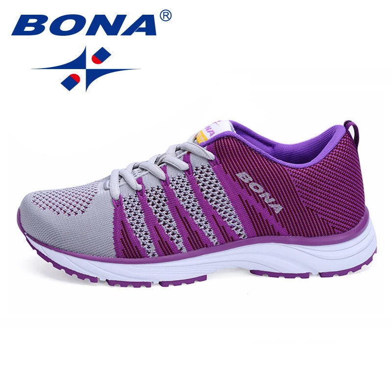 BONA New Hot Style Men Walking Shoes Lace Up Sport Shoes Outdoor Jogging Athletic Shoes Comfortable Men Sneakers Free Shipping