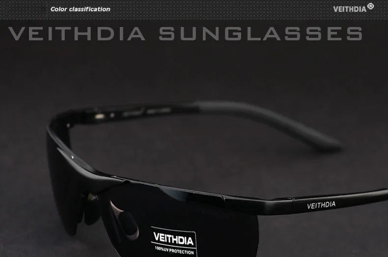 VEITHDIA Sunglasses Men's Brand Designer Cycling Sports Polarized UV400 Lens Outdoor Sun Glasses Driving Eyewear For Male 6501