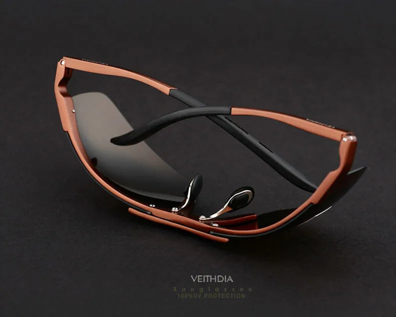 VEITHDIA Sunglasses Men's Brand Designer Cycling Sports Polarized UV400 Lens Outdoor Sun Glasses Driving Eyewear For Male 6501