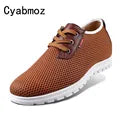 New Casual Comfortable Men's Height Increase Shoes Hidden Lift insole Taller 6cm/8cm for Young Man Sneakers