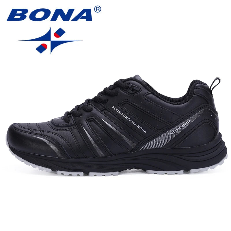 BONA New Hot Style Men Walking Shoes Lace Up Sport Shoes Outdoor Jogging Athletic Shoes Comfortable Men Sneakers Free Shipping