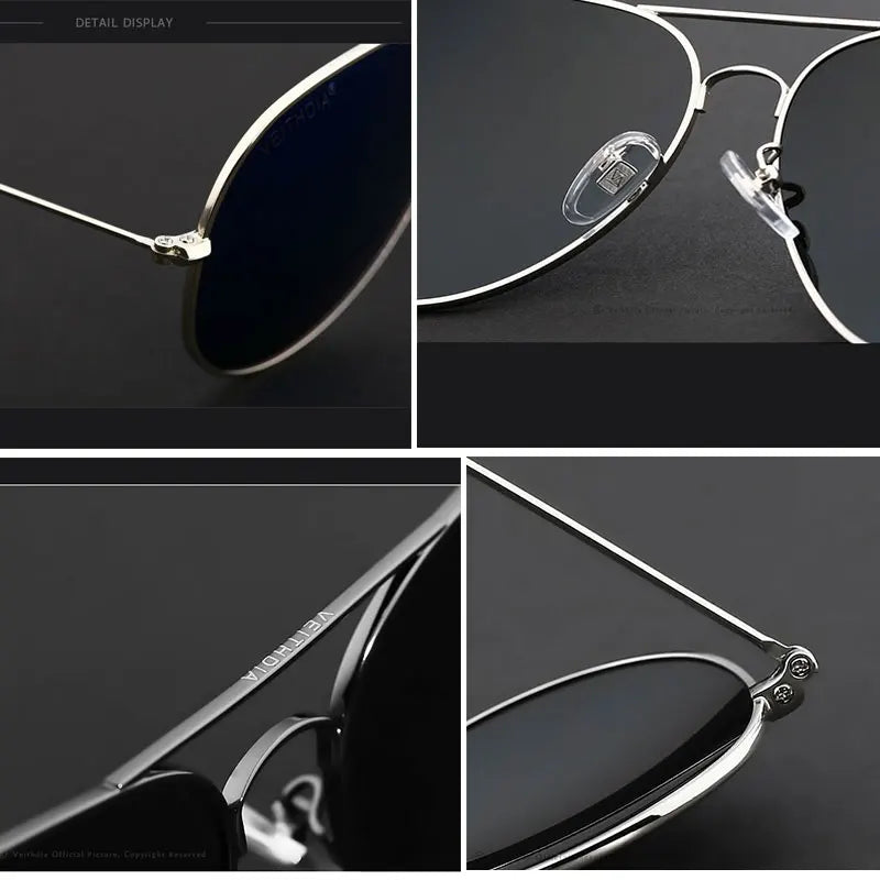 VEITHDIA Classic Fashion Polarized Men Women Sunglasses Reflective Coating Lens Eyewear Accessories Sun Glasses For Male/Female