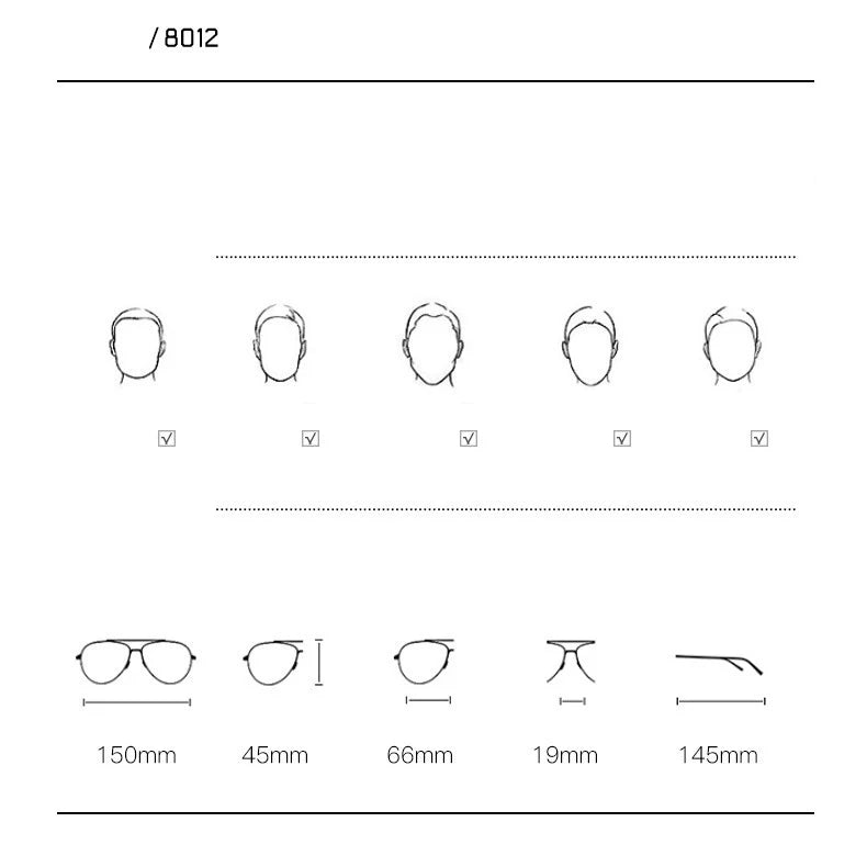 Diopter SPH 0 -0.5 -1 -1.5 -2 -2.5 -3 -3.5 -4 -4.5 -5 -5.5 -6.0 Finished Myopia Sunglasses Men Women Nearsighted Glasses