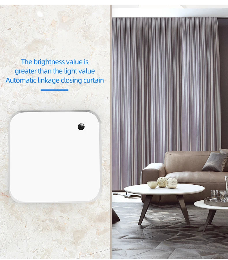 Tuya WiFi Smart Light Sensor Battery powered Smart Home Light/Curtain automation Control Outdoor Waterproof SmartLIfe App