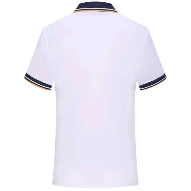 polo shirt men 6XL 7XL 8XL Summer new high quality mens short-sleeved polo shirt embroidery Men's business casual polo shirt T02