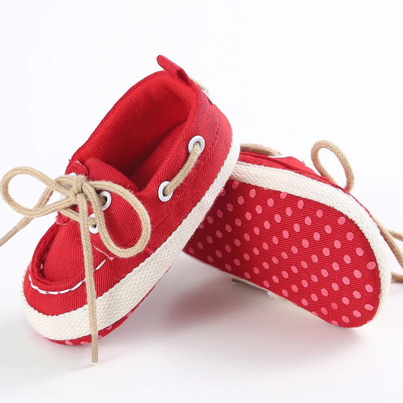 Classic Style Baby First Walkers Toddler Baby Newborn Girl Boy Soft Sole Toddler Infant Prewalker Sneaker Bandage Shoses 0-18