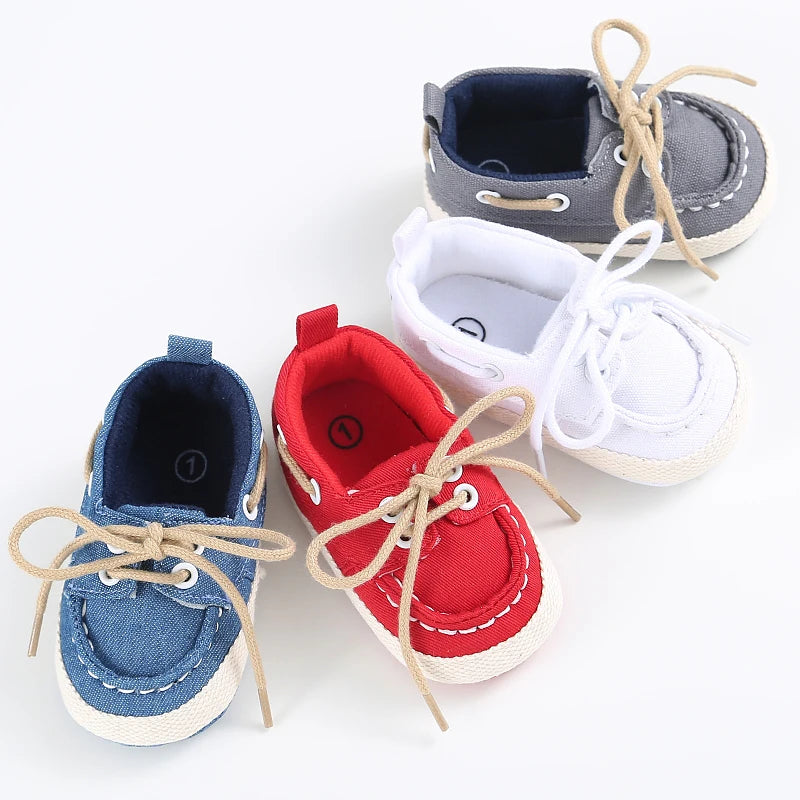 Classic Style Baby First Walkers Toddler Baby Newborn Girl Boy Soft Sole Toddler Infant Prewalker Sneaker Bandage Shoses 0-18