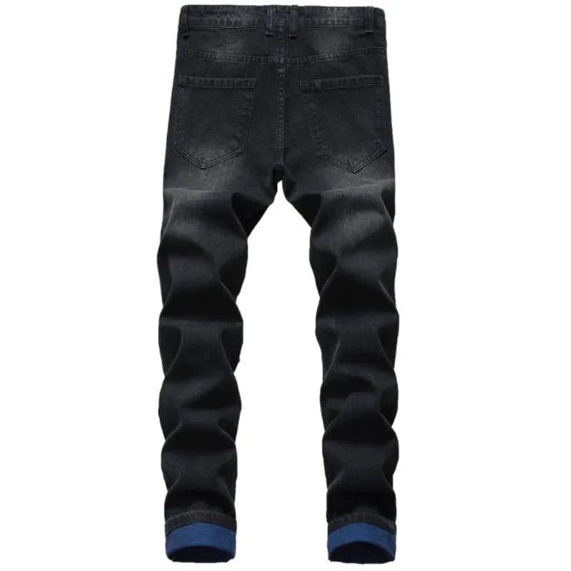 2 Blue Denim Pants Male Jeans