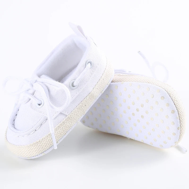 Classic Style Baby First Walkers Toddler Baby Newborn Girl Boy Soft Sole Toddler Infant Prewalker Sneaker Bandage Shoses 0-18