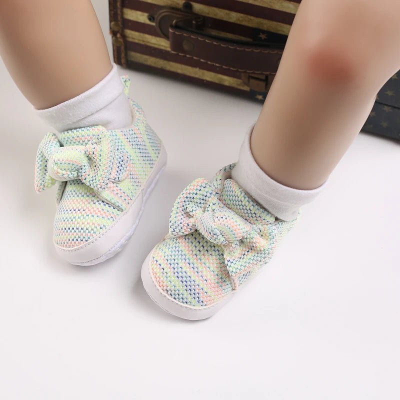 Classic Style Baby First Walkers Toddler Baby Newborn Girl Boy Soft Sole Toddler Infant Prewalker Sneaker Bandage Shoses 0-18