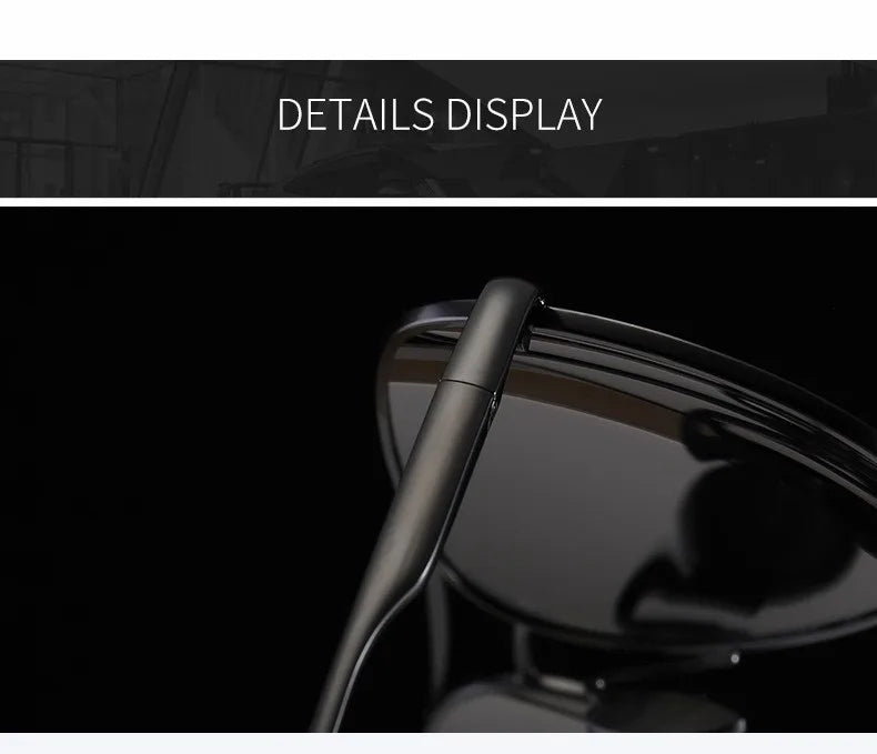 Aviation Metail Frame Polarized Sunglasses Men Color Changing Sun Glasses  Pilot Male Day Night Vision Driving