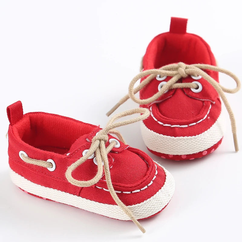 Classic Style Baby First Walkers Toddler Baby Newborn Girl Boy Soft Sole Toddler Infant Prewalker Sneaker Bandage Shoses 0-18