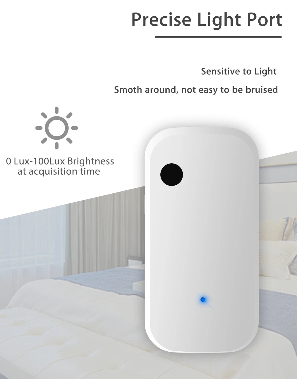 Tuya WiFi Smart Light Sensor Battery powered Smart Home Light/Curtain automation Control Outdoor Waterproof SmartLIfe App