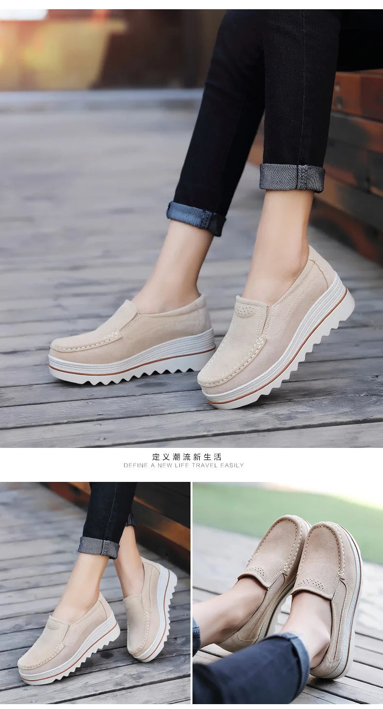 Women Casual Shoes Loafers  New Round Toe Solid Female Sneakers Breathable Women Shoes Flats Plus Size Zapatos De Mujer yyy78