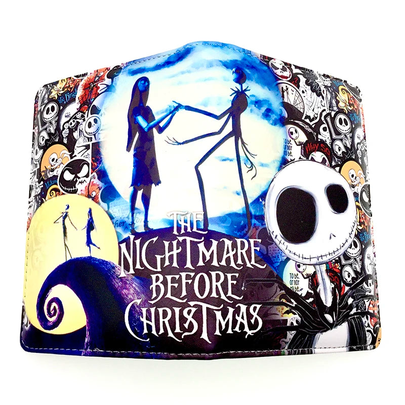 Cartoon Passport Cover The Nightmare Before Christmas Cartoon Leather Passport Holder