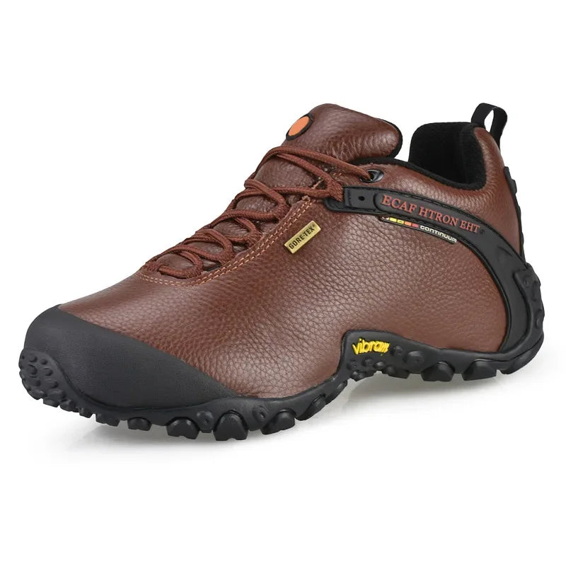 High Quality Unisex Hiking Shoes Autumn Winter genuine leather Outdoor Mens women Sport Trekking Mountain Athletic Shoes 224-5