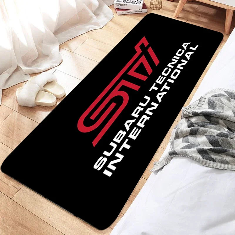 Racing Car Etrance Doormats Bedroom Carpet Sti Performance Floor Mat Bath Rug Bathroom Mat Kitchen Hallway Foot Rugs Door Mat