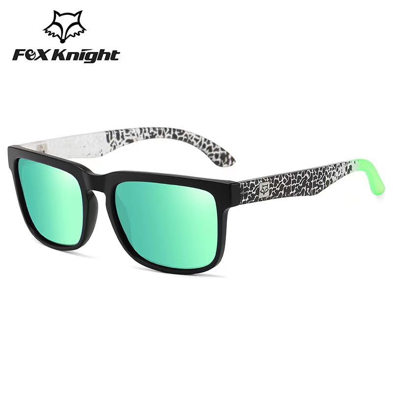 New Fox Knight Brand Square Sunglasses Women Men High Quality Glasses Outdoor Riding Fishing Sun Glasses Retro Shades Uv400