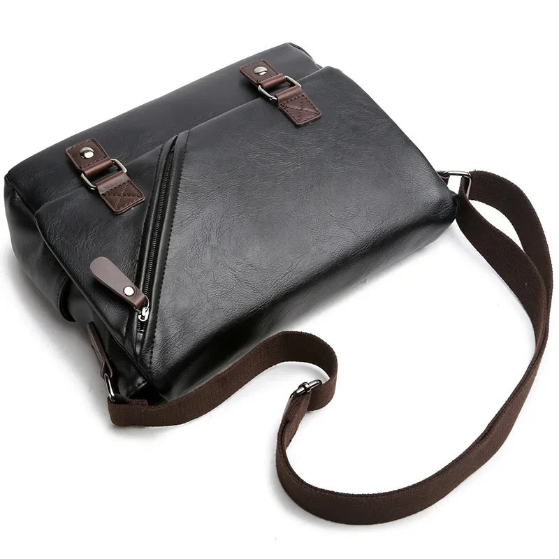 Weixier 2022 Fashion New Single Shoulder Bag Business Leisure Korean Style Men's Single Crossbody Leather Bag Messenger Bags sac