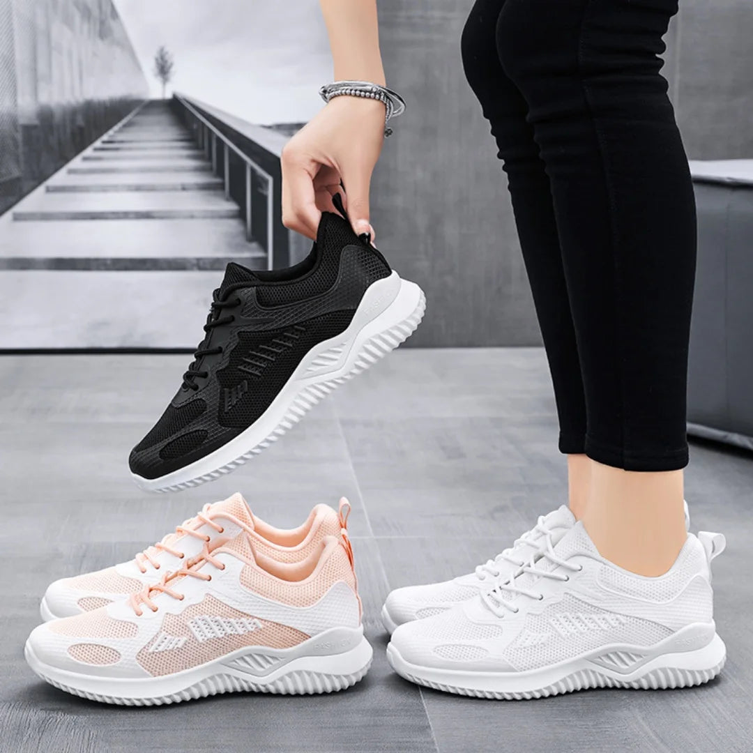 Shoes women 2024 spring and autumn new fashion casual breathable running shoes soft sole women sports shoes