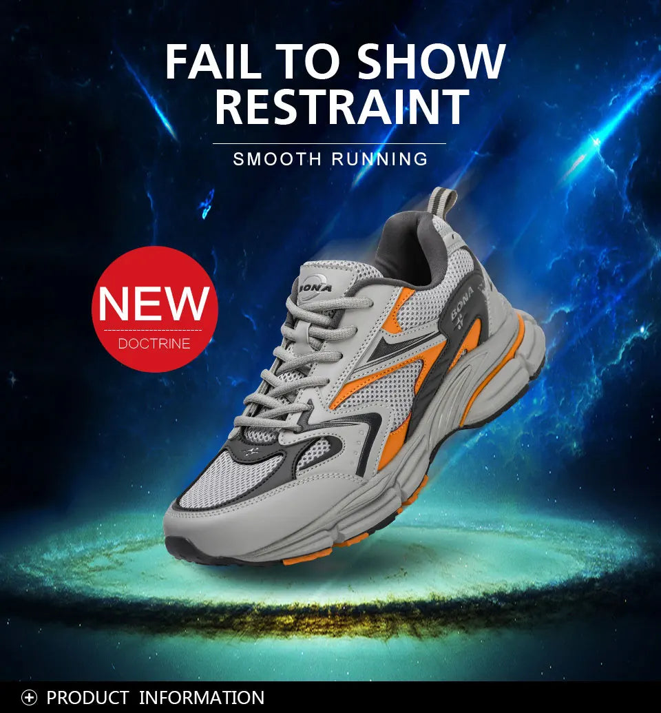 BONA 2023 New Designers ActionMen Non-slip Man Jogging Shoes Athletic Training Sneakers  Leather Running Shoes  Mansculino Trend