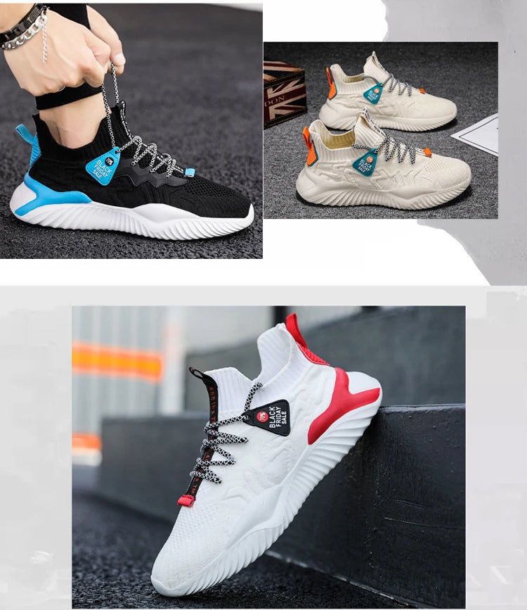 Fashion Men's Casual Shoes Comfort Men's Sneakers 2023 Male High Quality Breathable Platform Shoes Running Shoes Tenis Masculino