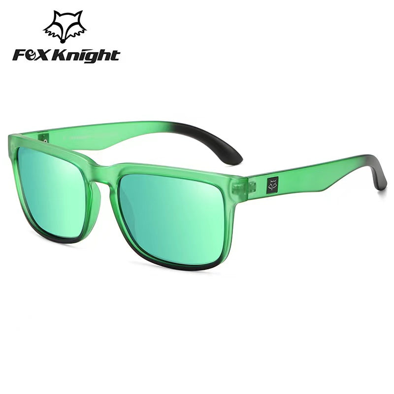 New Fox Knight Brand Square Sunglasses Women Men High Quality Glasses Outdoor Riding Fishing Sun Glasses Retro Shades Uv400