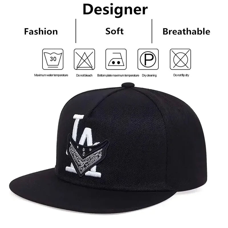 Unisex Ninja Embroidery Hip-hop Hats Outdoor Adjustable Casual Baseball Caps Sunscreen Hat