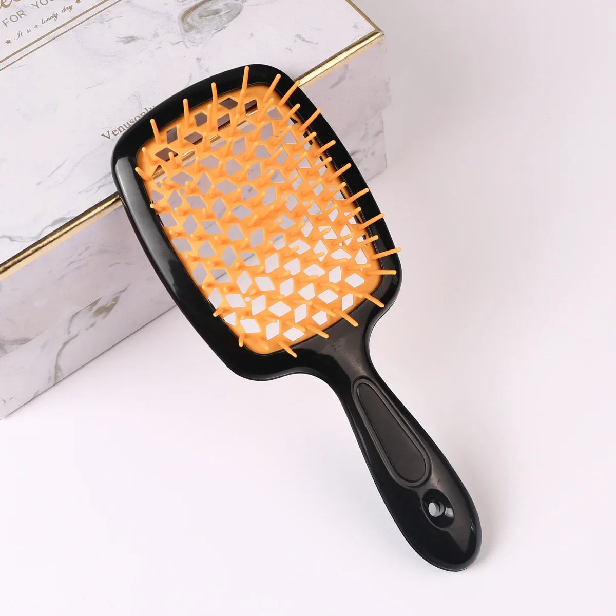 Original Fhi Heat  Hair Hollow Comb Ventilation Massage Comb Hollowing Out Hairbrush Untangle Unknot Undo Hair Care