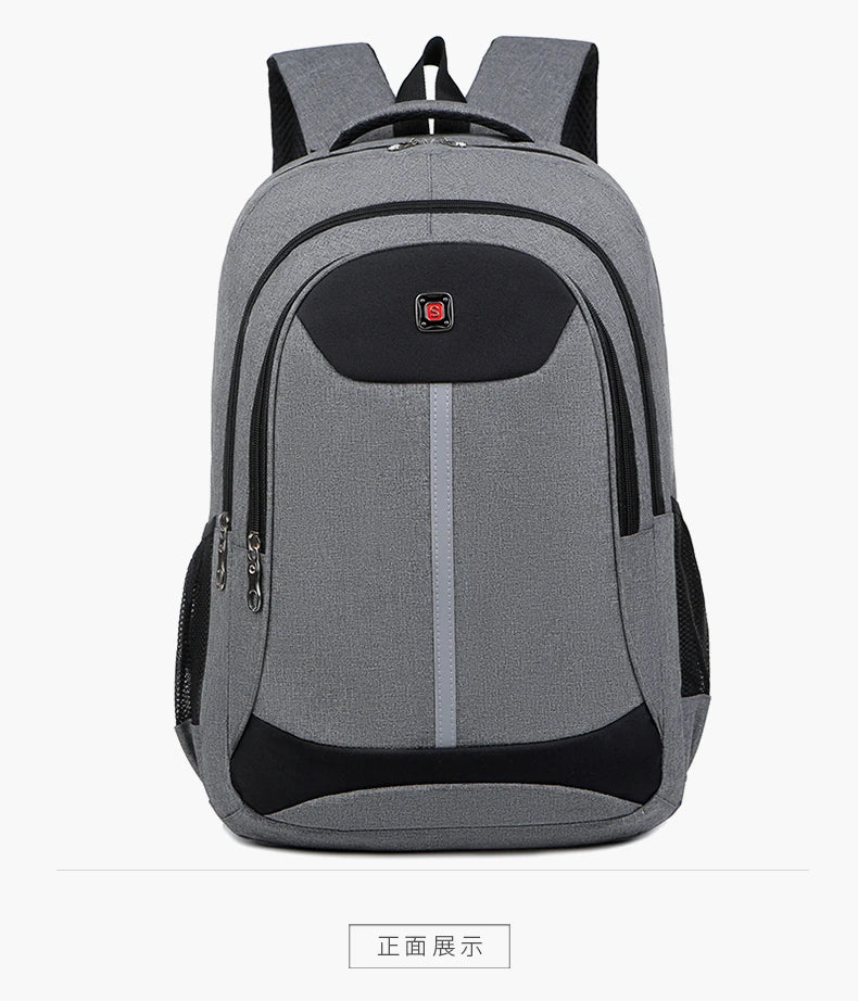 Fashion Casual Men's Backpack Men Bag Lightweight Nylon Fabric Travel Backpack School Bag Large Capacity Men's Laptop Backpack