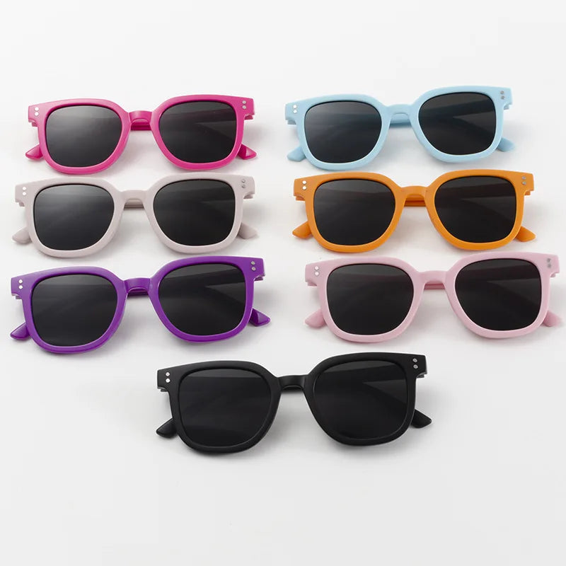 Children's Small Frame Square Sunglasses Girl Brand Designer Fashion Sun Glasses Boys Outdoor Shading Eyewear UV400 Gafas De Sol