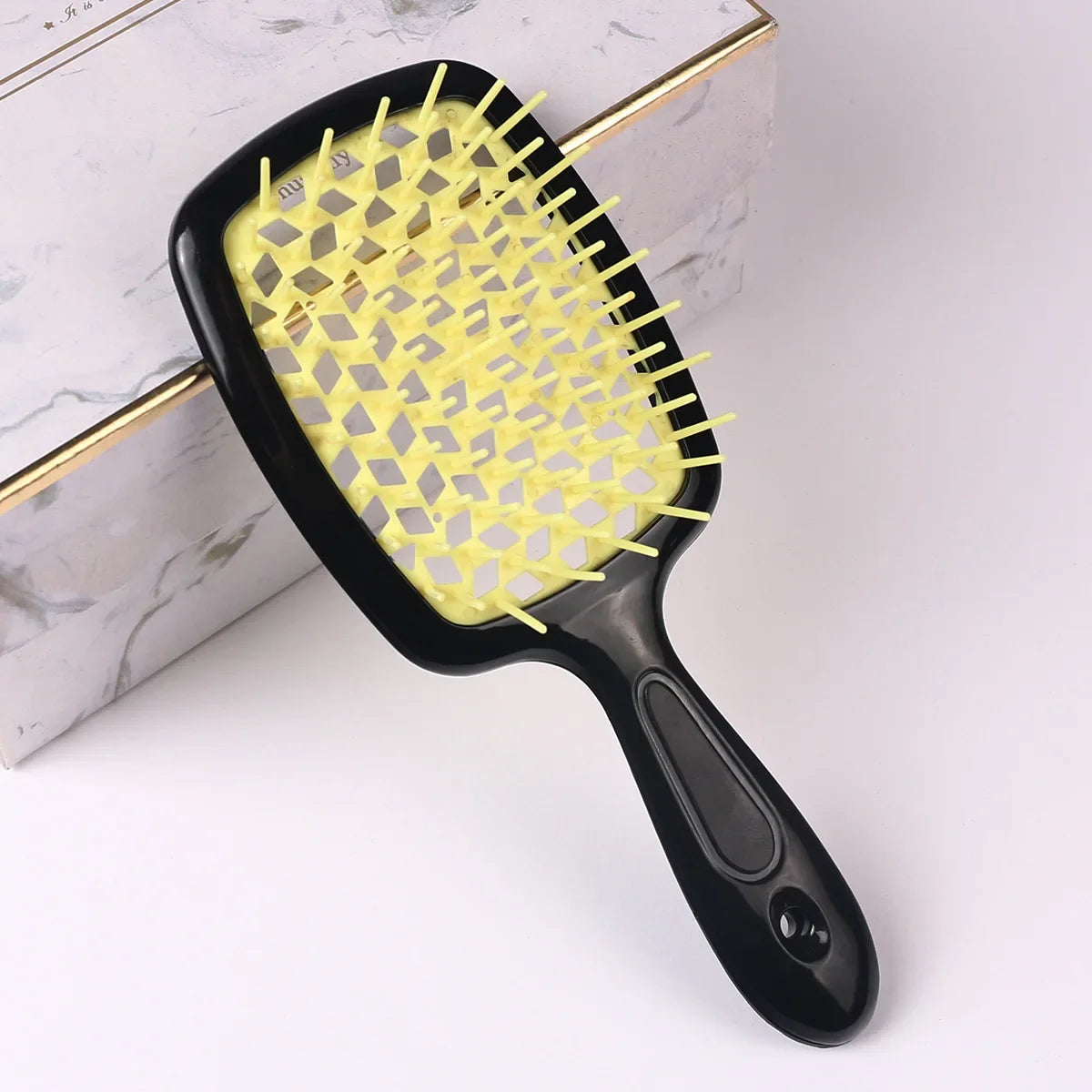 Original Fhi Heat  Hair Hollow Comb Ventilation Massage Comb Hollowing Out Hairbrush Untangle Unknot Undo Hair Care