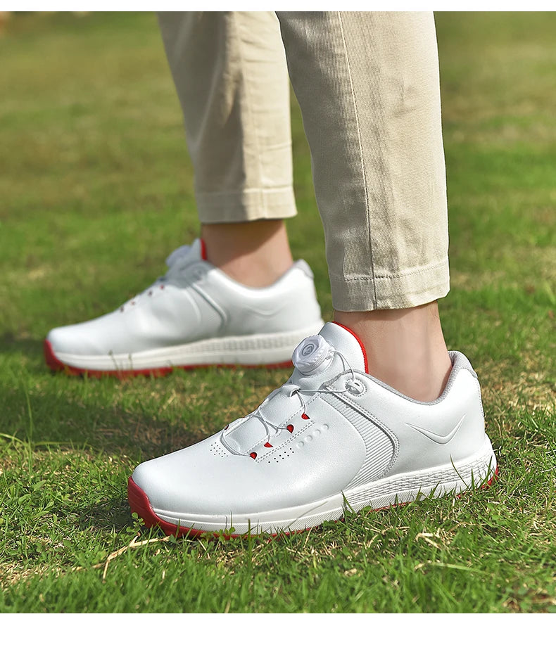 New Men Golf Shoes Spikes Professional Golf Wears Comfortable Golfers Shose Light Weight Walking Sneakers